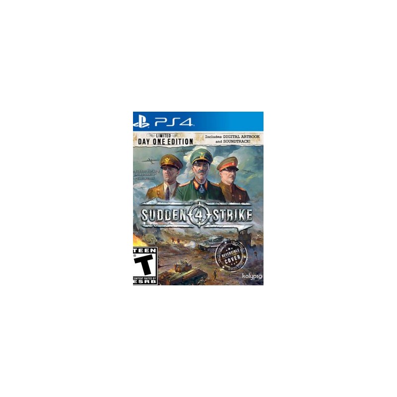 SUDDEN 4 STRIKE LIMITED DAY ONE EDITION INCLUDES REVERSIBLE COVER PS4