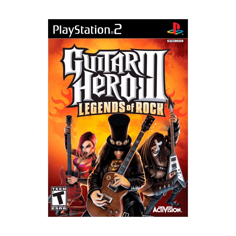 GUITAR HERO III LEGENDS OF ROCK PS2