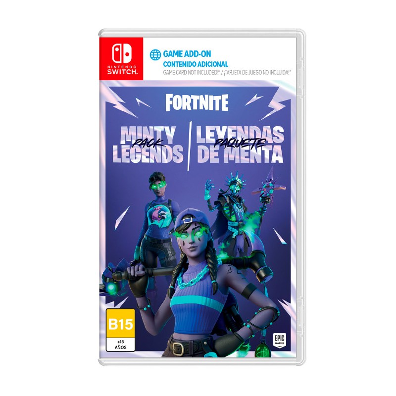 FORTNITE PAQUETE LEYENDAS DE MENTA SWITCH