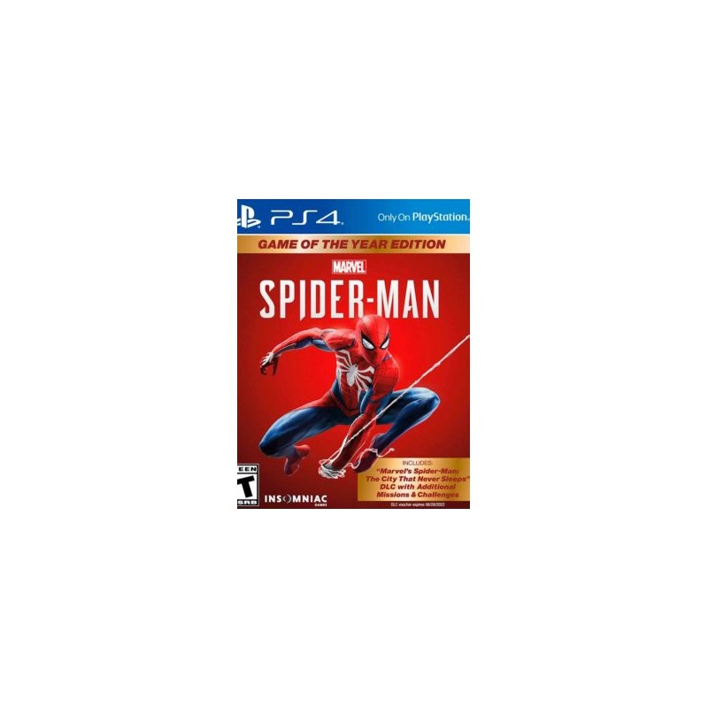 SPIDER-MAN GOTY EDITION PS4