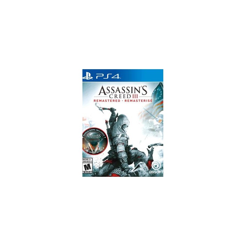 ASSASSINS CREED III REMASTERED PS4
