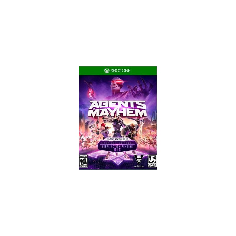 AGENTS OF MAYHEM DAY ONE EDITION LEGAL ACTION PENDING DLC XBOX ONE