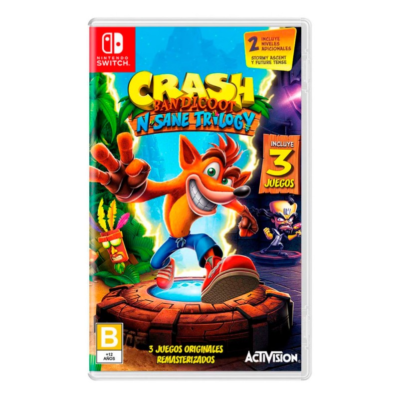 CRASH BANDICOOT NSANE TRILOGY SWITCH
