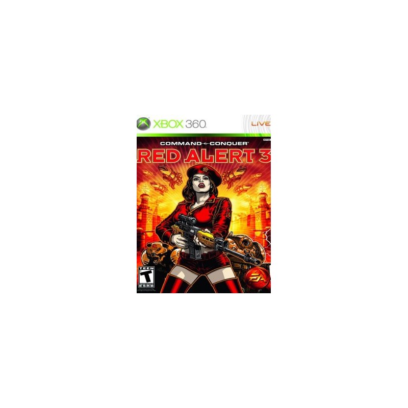 COMMAND CONQUER RED ALERT 3 XBOX 360