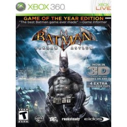 BATMAN ARKHAM ASYLUM  GOTY XBOX 360
